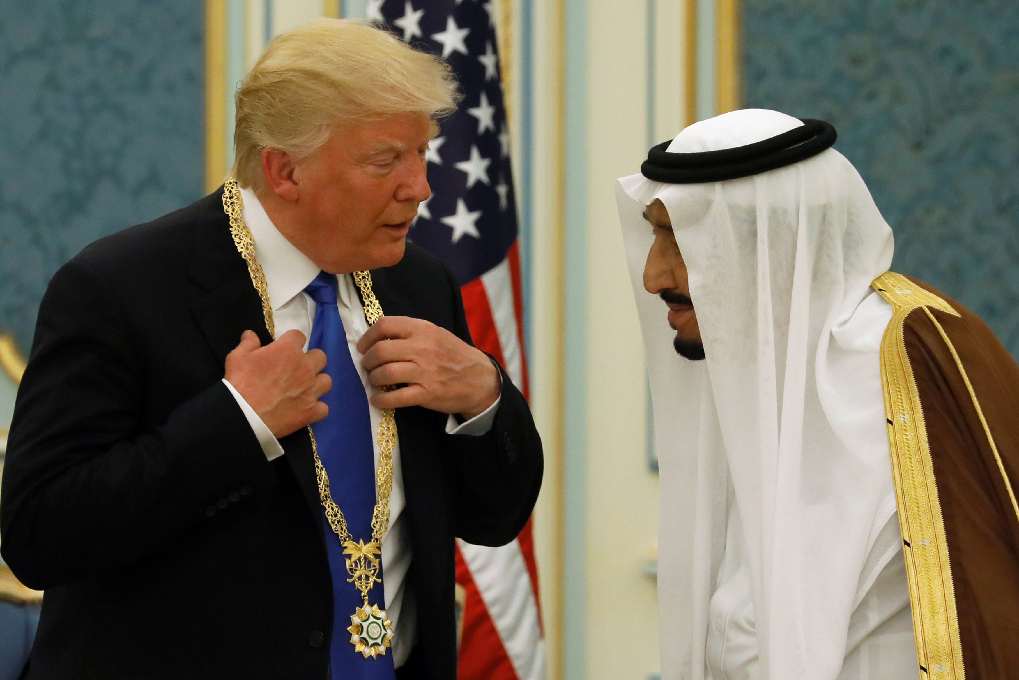ترمب والملك سلمان قضية جمال خاشقجي المملكة العربية السعودية الولايات المتحدة