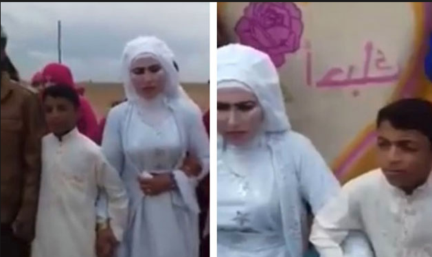 فتاة في الثلاثينات تتزوج طفلاً بعمر الـ 12 في سوريا.. لوالد العريس مبرر أغضب الكثيرين