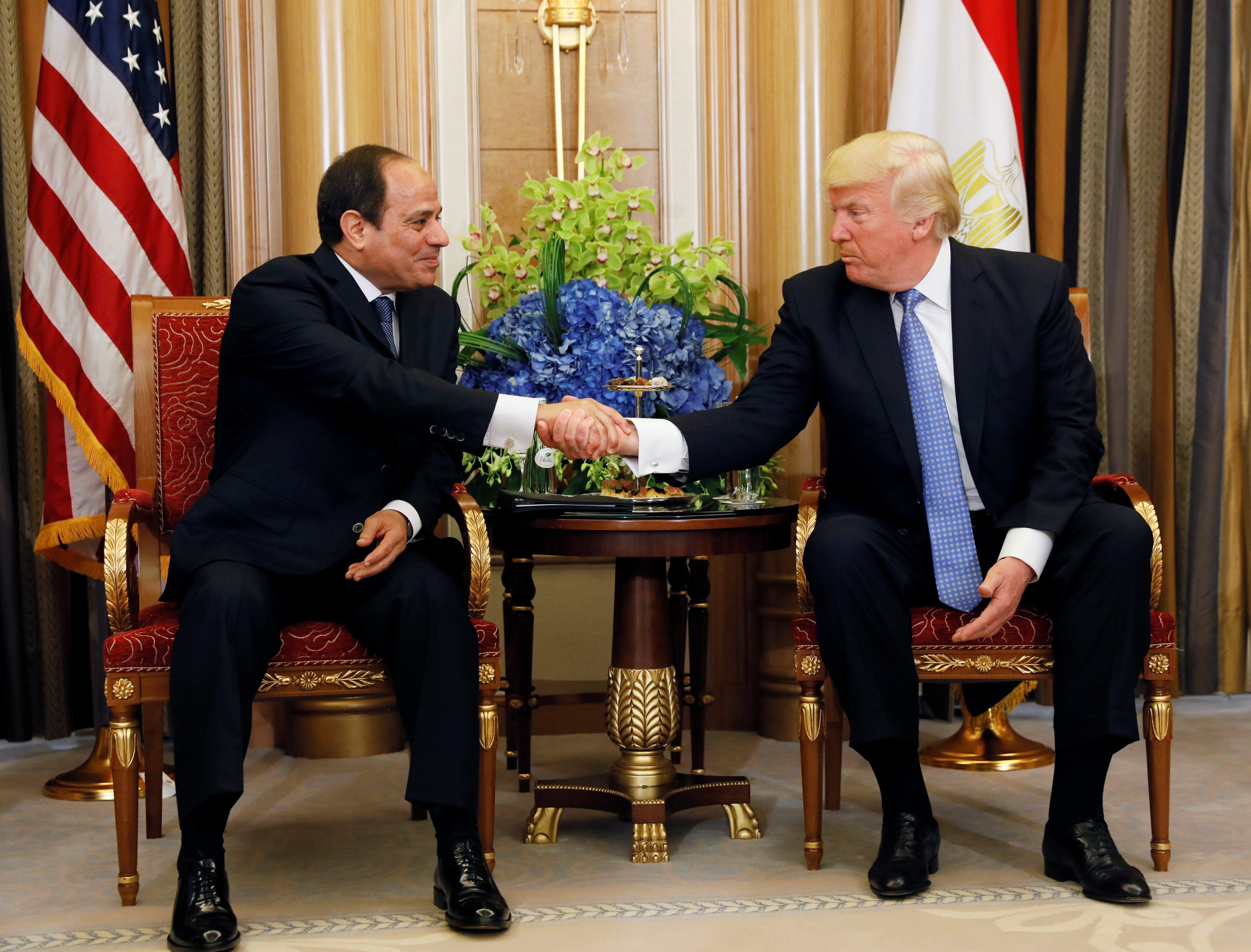 دونالد ترمب والسيسي