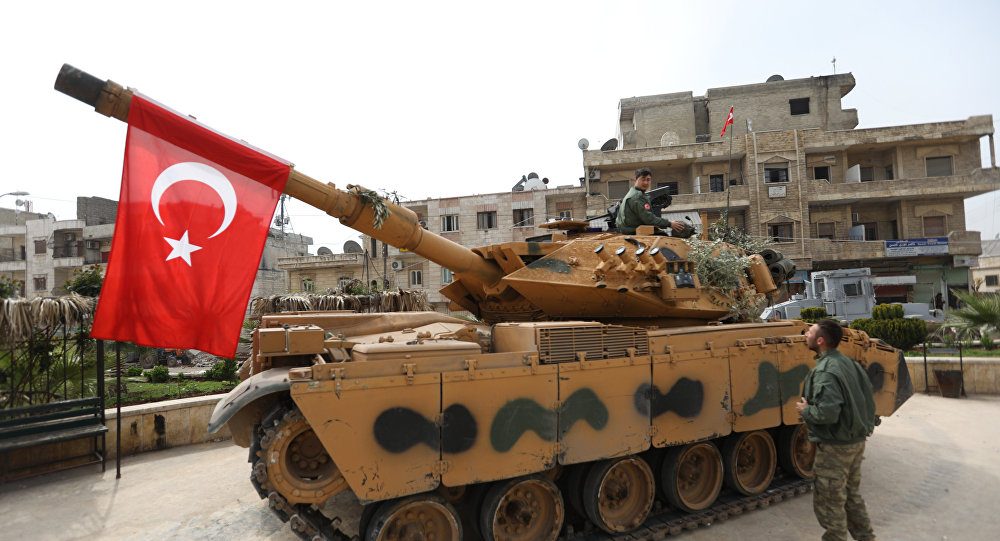 الآليات العسكرية التركية تدخل منبج السورية.. خارطة الطريق مع الأميركيين بدأت وستنتقل إلى مدن أخرى