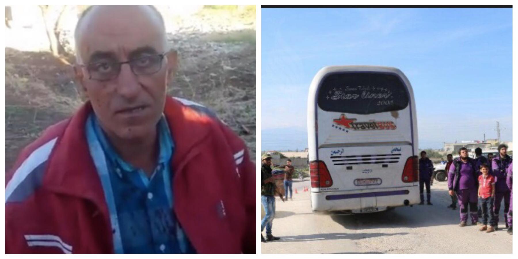 قالوا إن الدهس كان عمداً وبوحشية، لكن “سائق النظام” الذي صدم بحافلته سوريين معارضين له رواية مختلفة”
