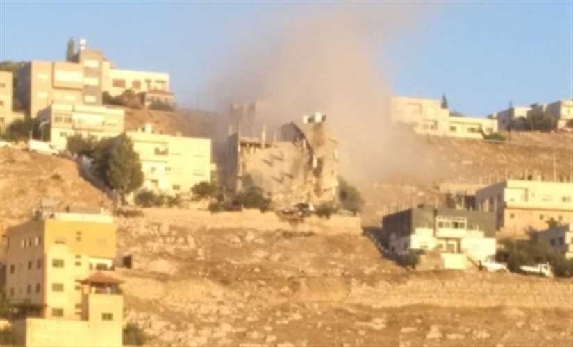 تفجير مبنى في الأردن