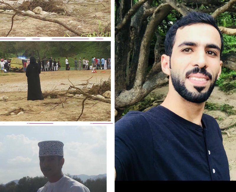 أنقذا الفتاتين السعوديتين لكن دفعا حياتهما ثمناً لذلك.. وفاة شابين عمانيين غرقاً في وادي دربات بمدينة صلالة