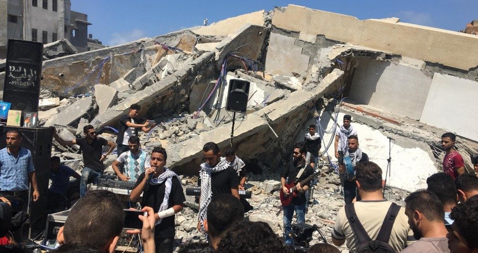 الفن مقاومة.. الإسرائيليون يدمرون مركز غزة للثقافة والفنون