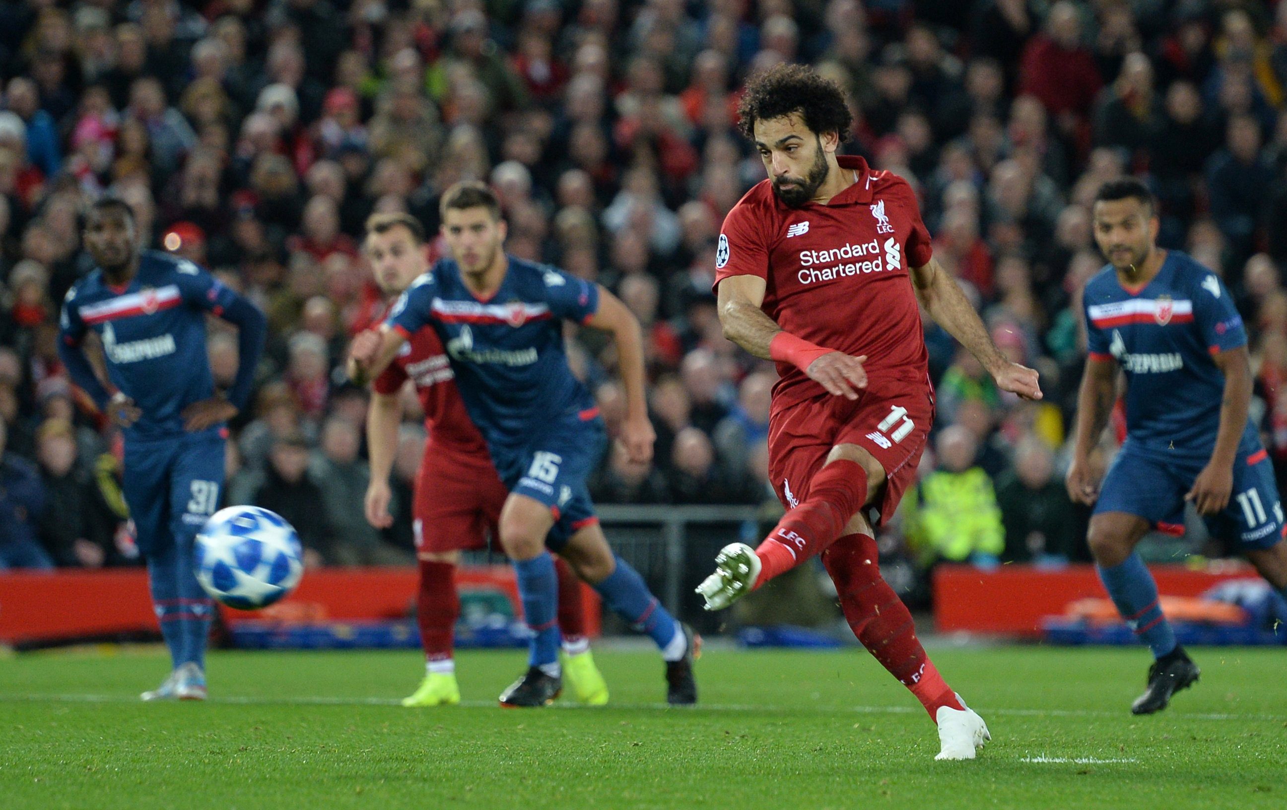 الألماني يورغن كلوب امتدح المصري محمد صلاح بعد مباراة ليفربول مع ريدستار بيلغراد في دوري أبطال أوروبا (رويترز(