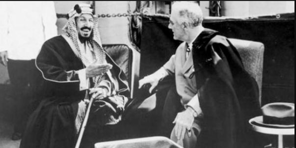 الملك عبد العزيز وروزفلت