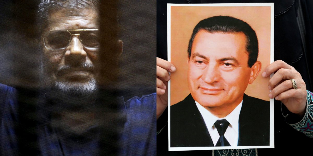 حسني مبارك محمد مرسي