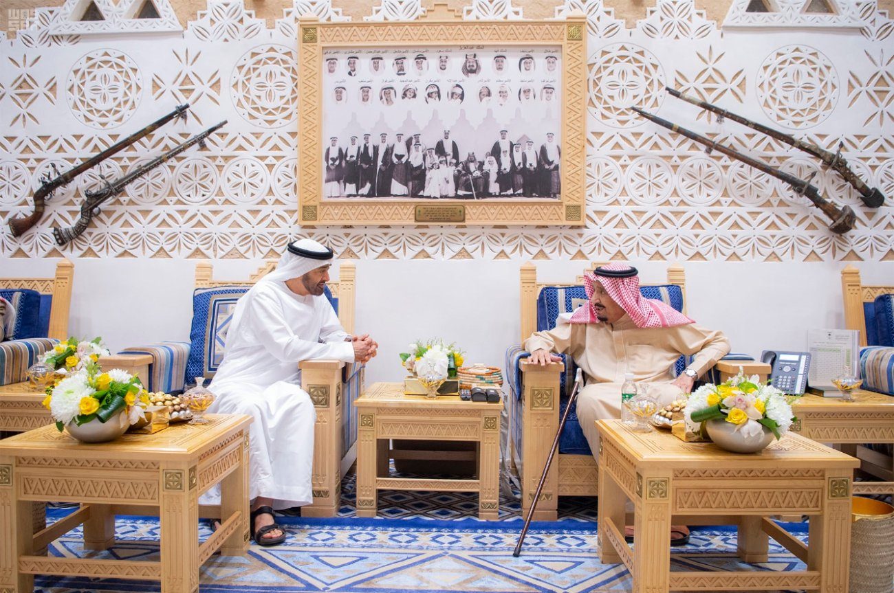 بن زايد يزور السعودية