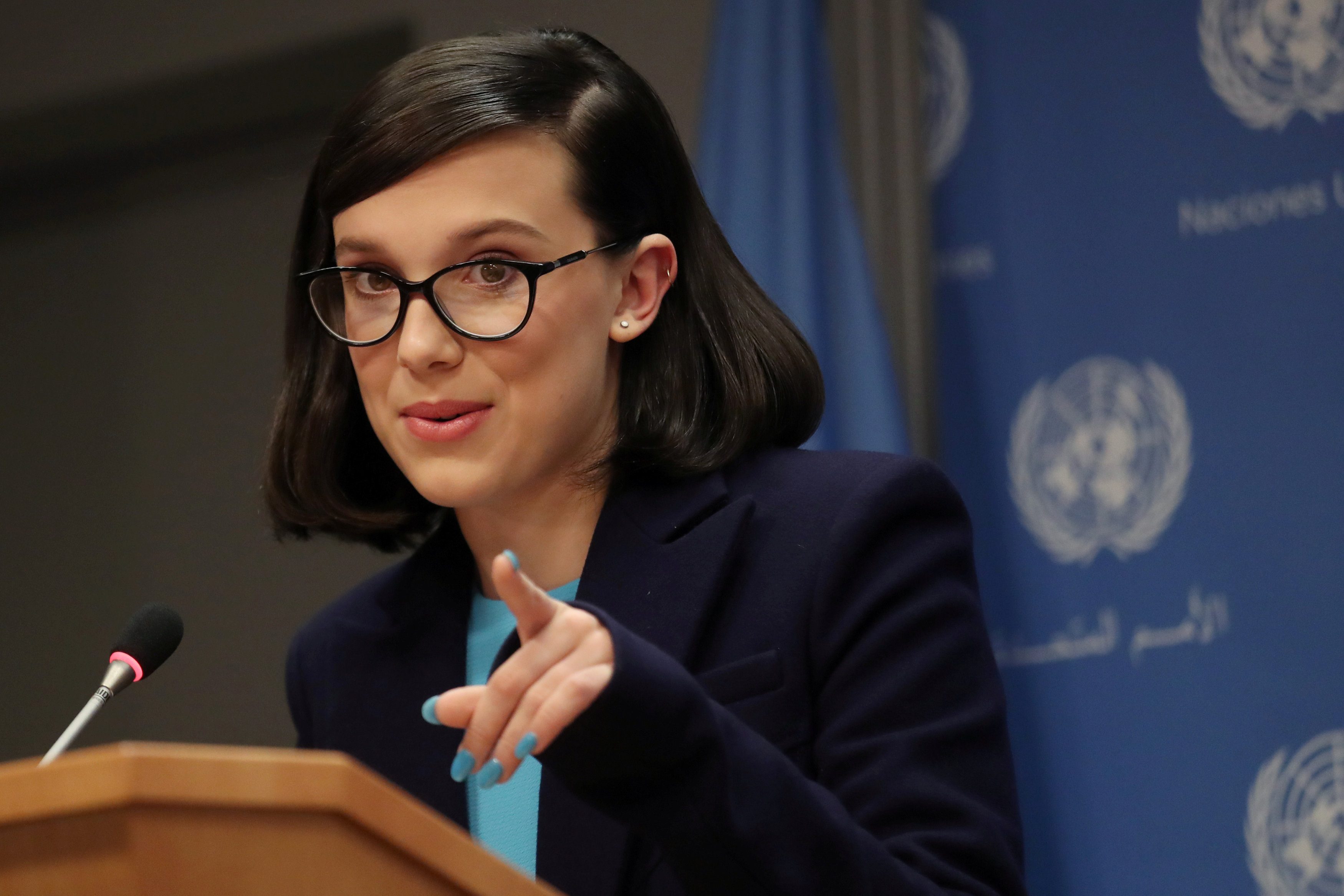 بطلة مسلسل Stranger Things تصبح أصغر سفيرة لليونيسف.. عمرها 14 عاماً فقط