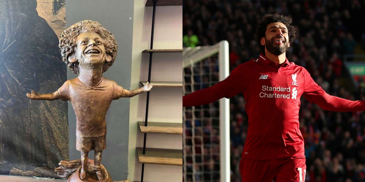 Social Media/ تمثال محمد صلاح في شرم الشيخ