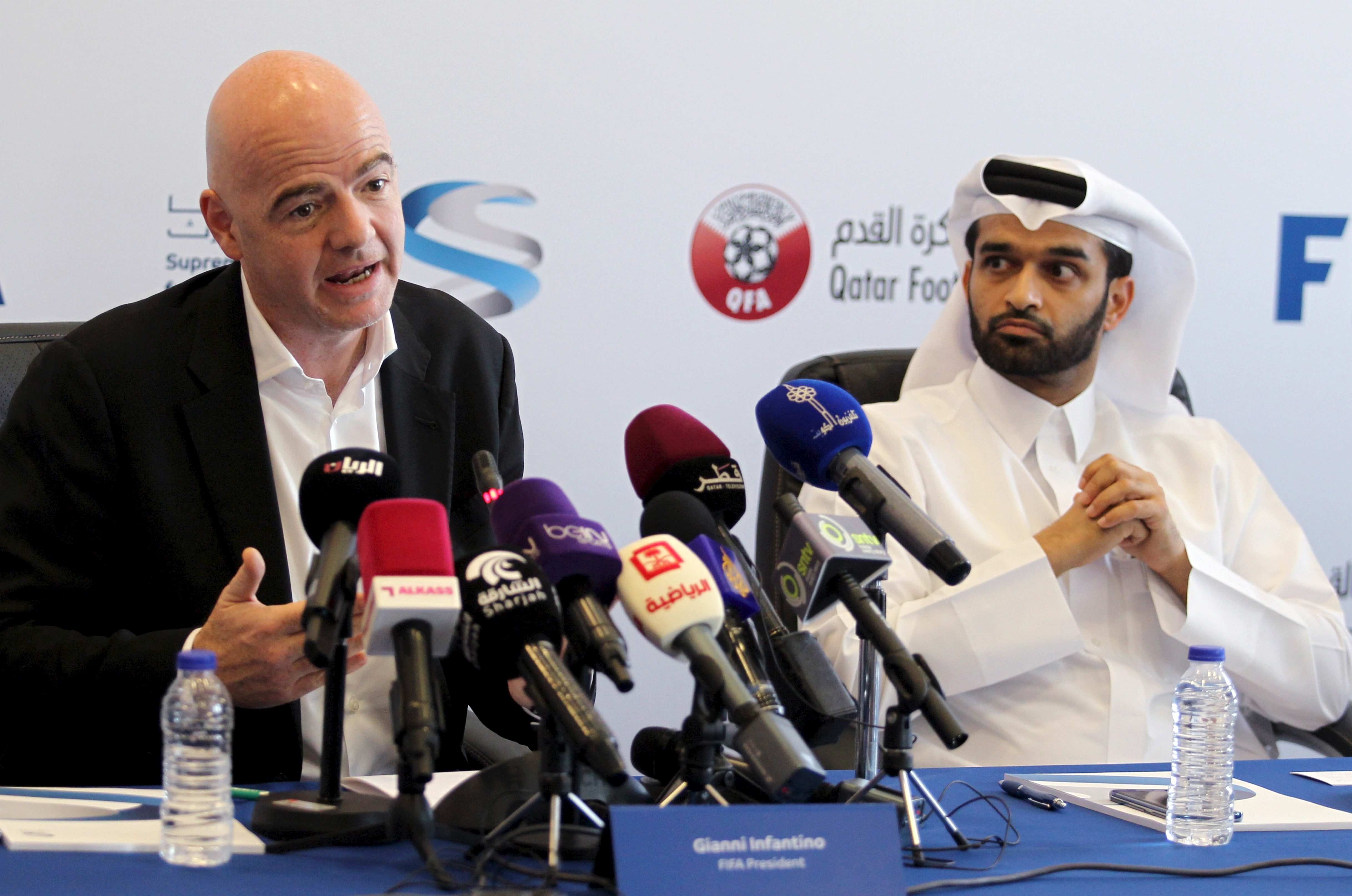 إنفانتينو: قطر جاهزة لتنظيم كأس العالم 2022