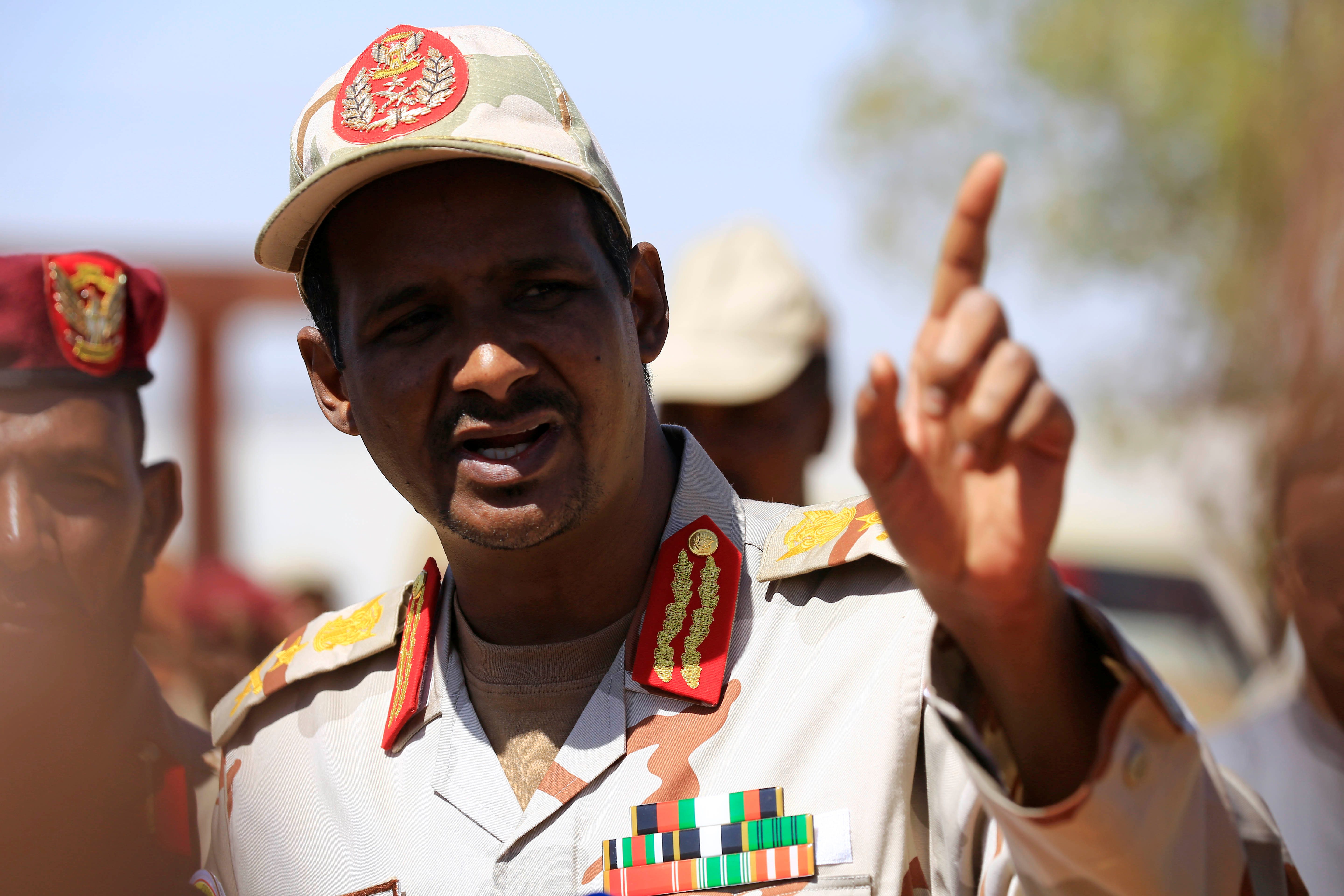 نائب رئيس المجلس العسكري السوداني الفريق أول محمد حمدان دقلو/ رويترز