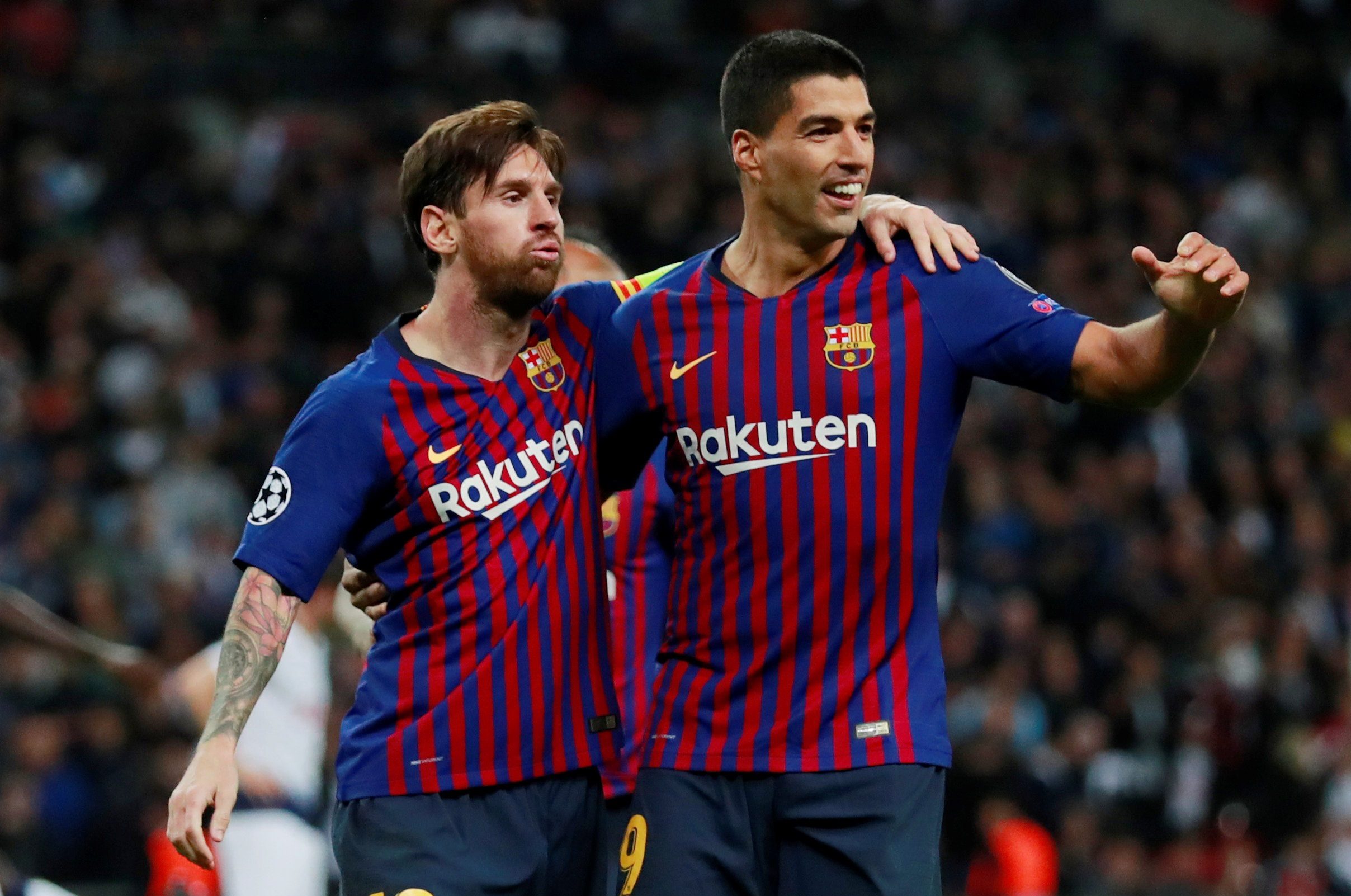 ميسي وسواريز سجلا في مباراة برشلونة وليفانتي