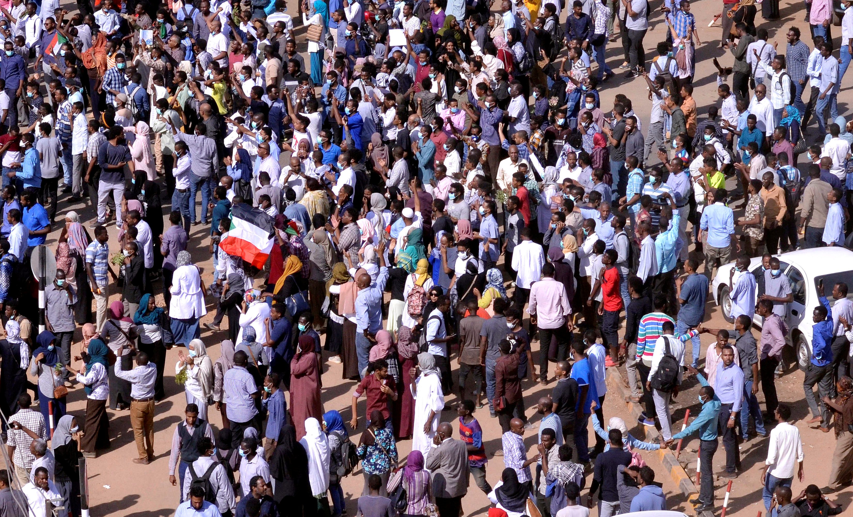 احتجاجات مناهضة للحكومة في الخرطوم الاحتجاجات في السودان