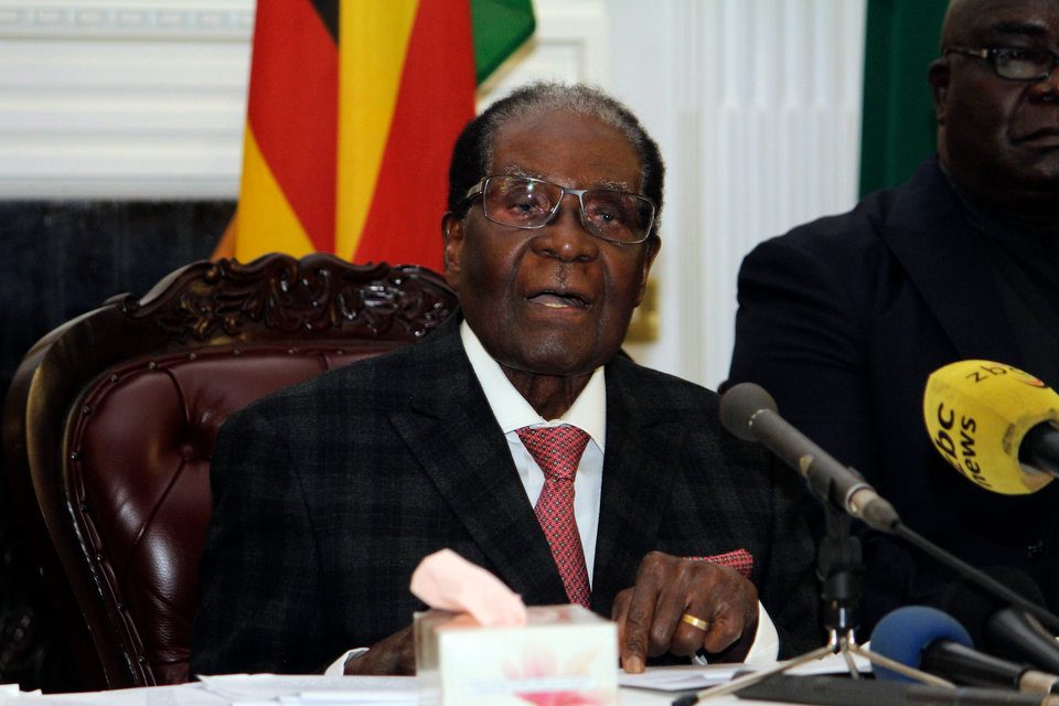Zimbabwean President Robert Mugabe