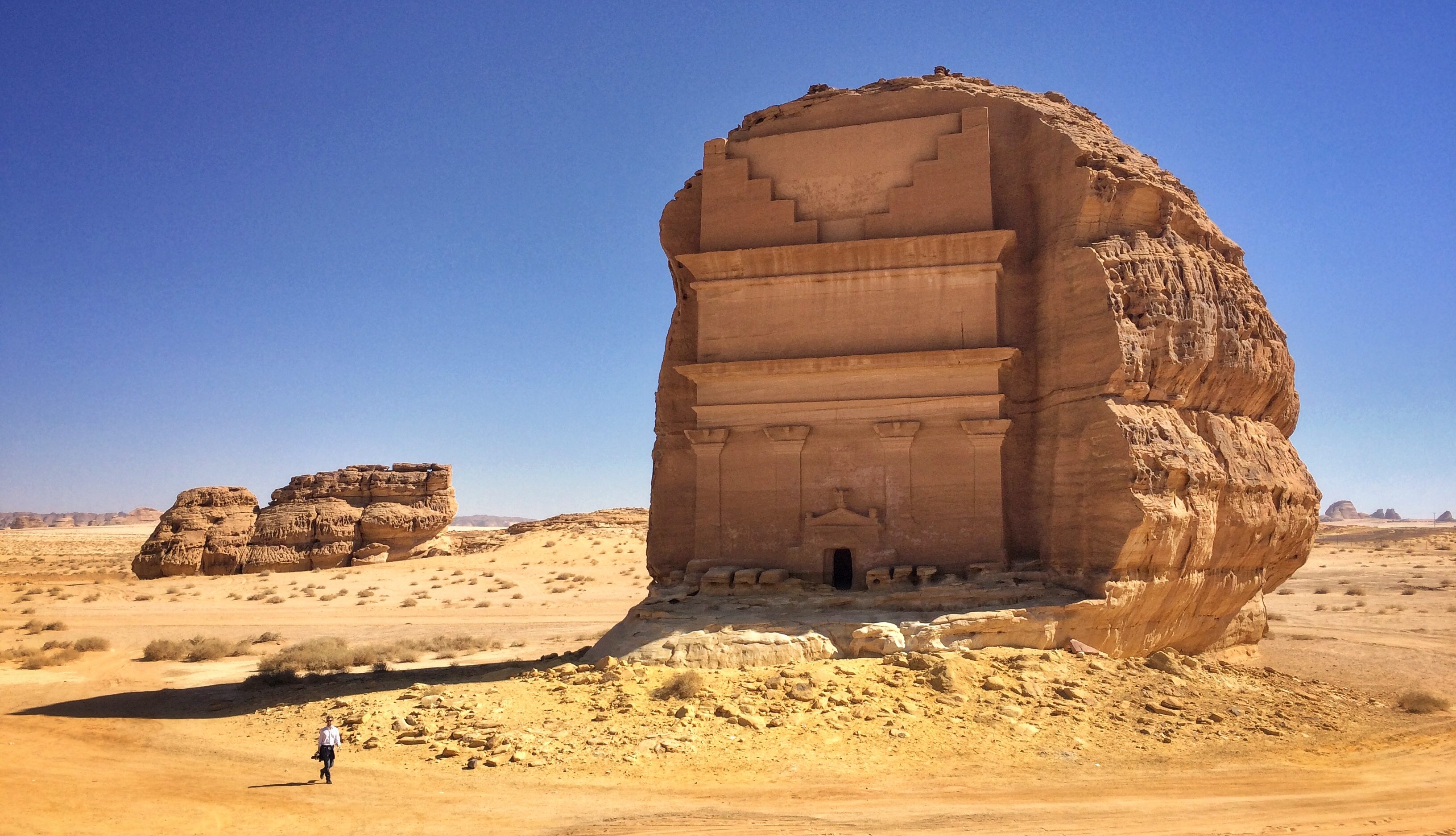 مدائن صالح الصحراوية، في محافظة العُلا بالسعودية