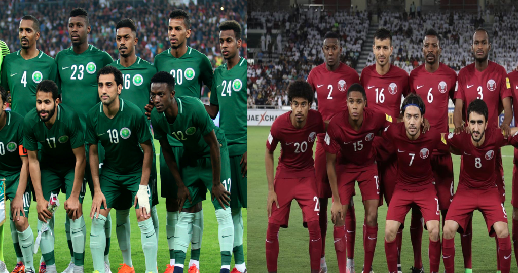 مباراة قطر والسعودية