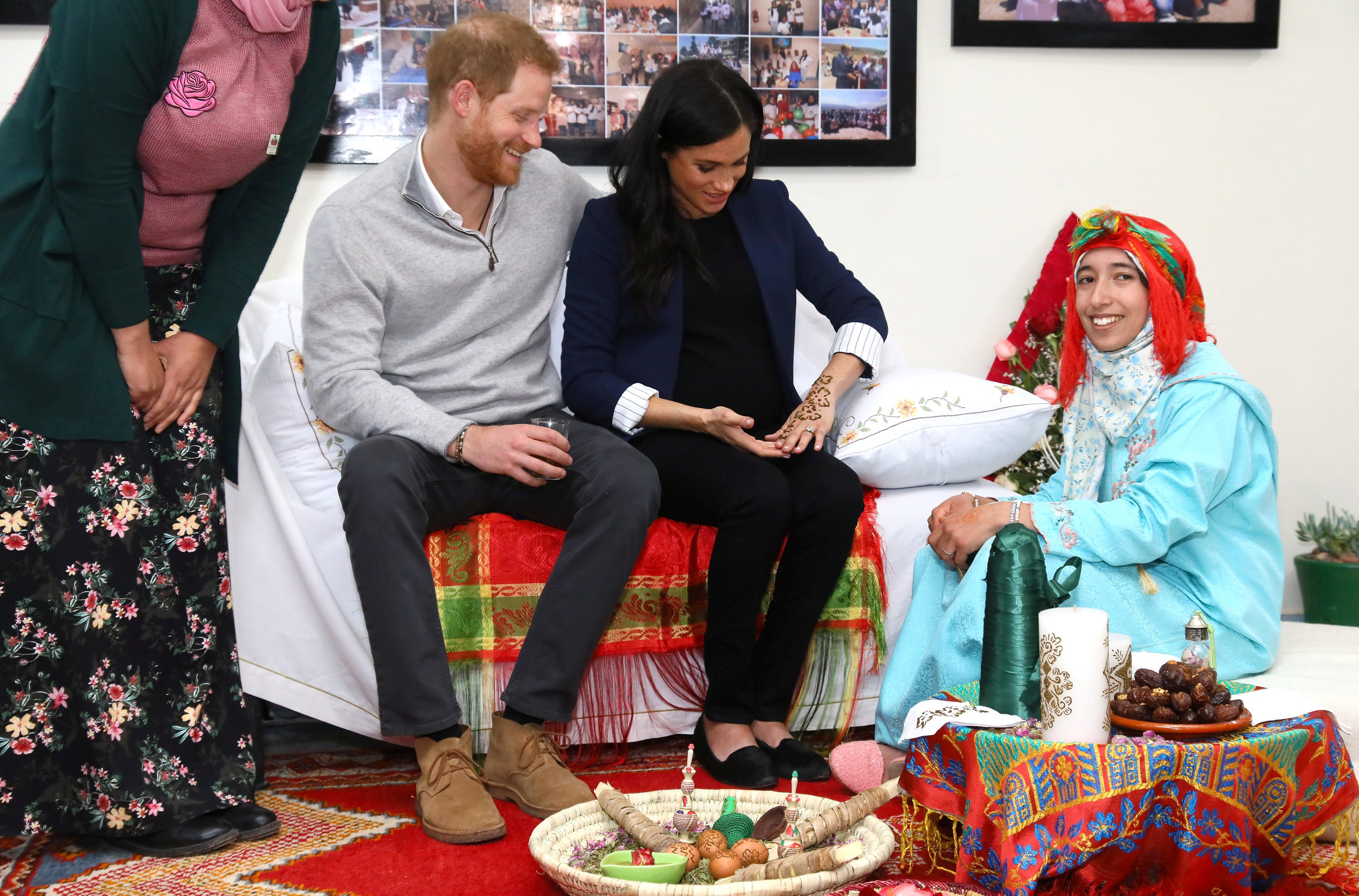 ميغان ماركل تضع «الحناء المغربي»