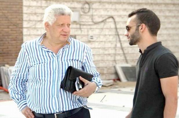 نجل رئيس الزمالك سكت دهراً ثم نطق ليهاجم المدرب