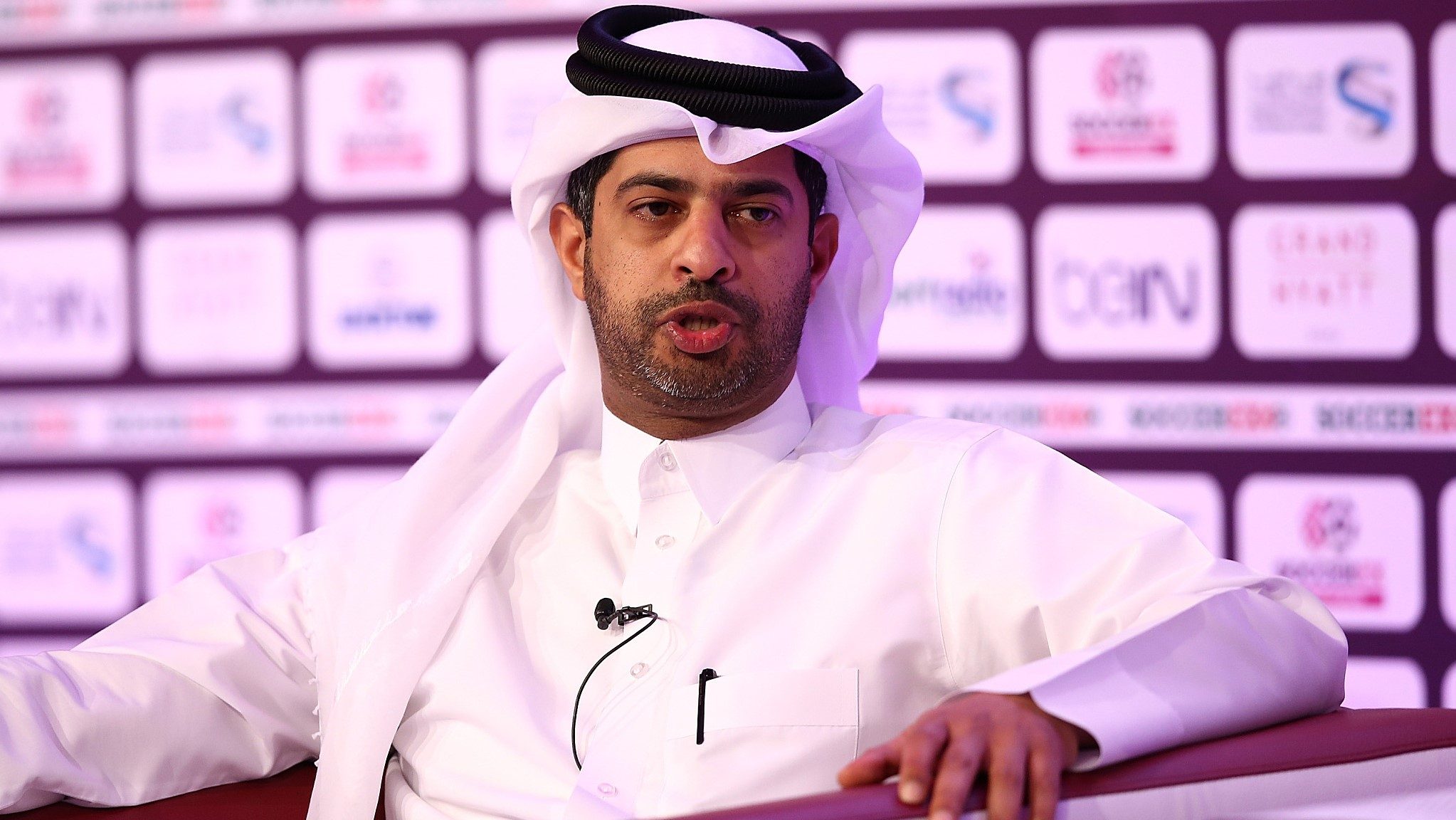 ناصر الخاطر الرئيس التنفيذي لتنظيم بطولة كأس العالم في قطر