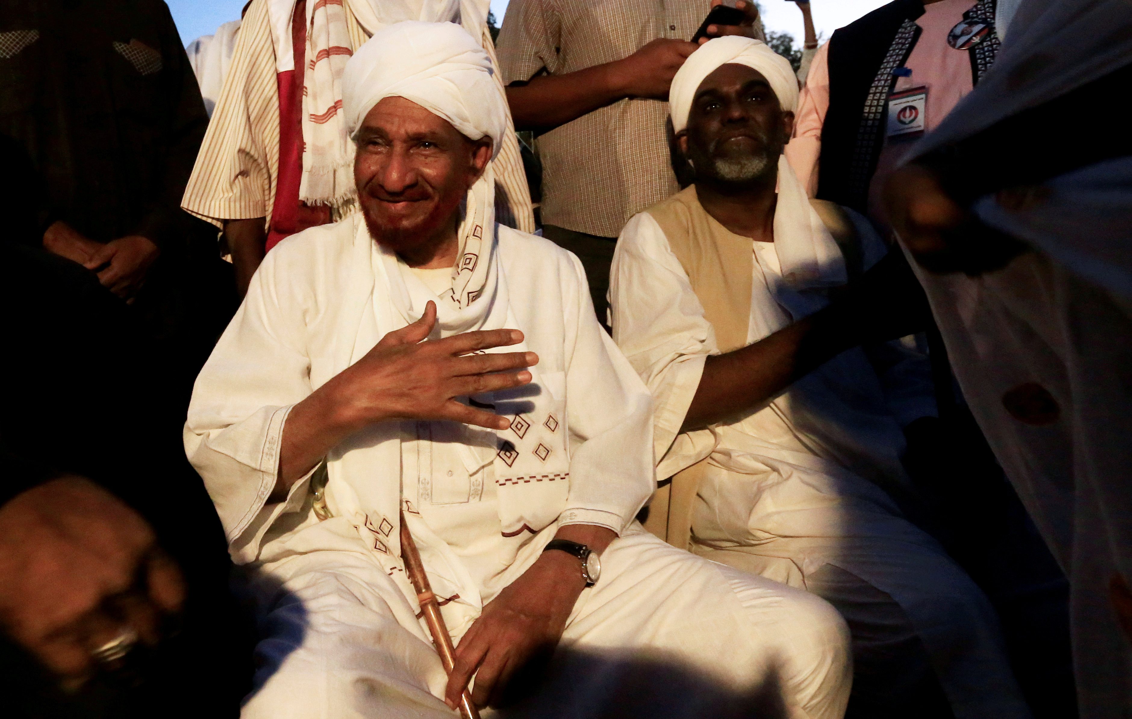 الصادق المهدي/ رويترز