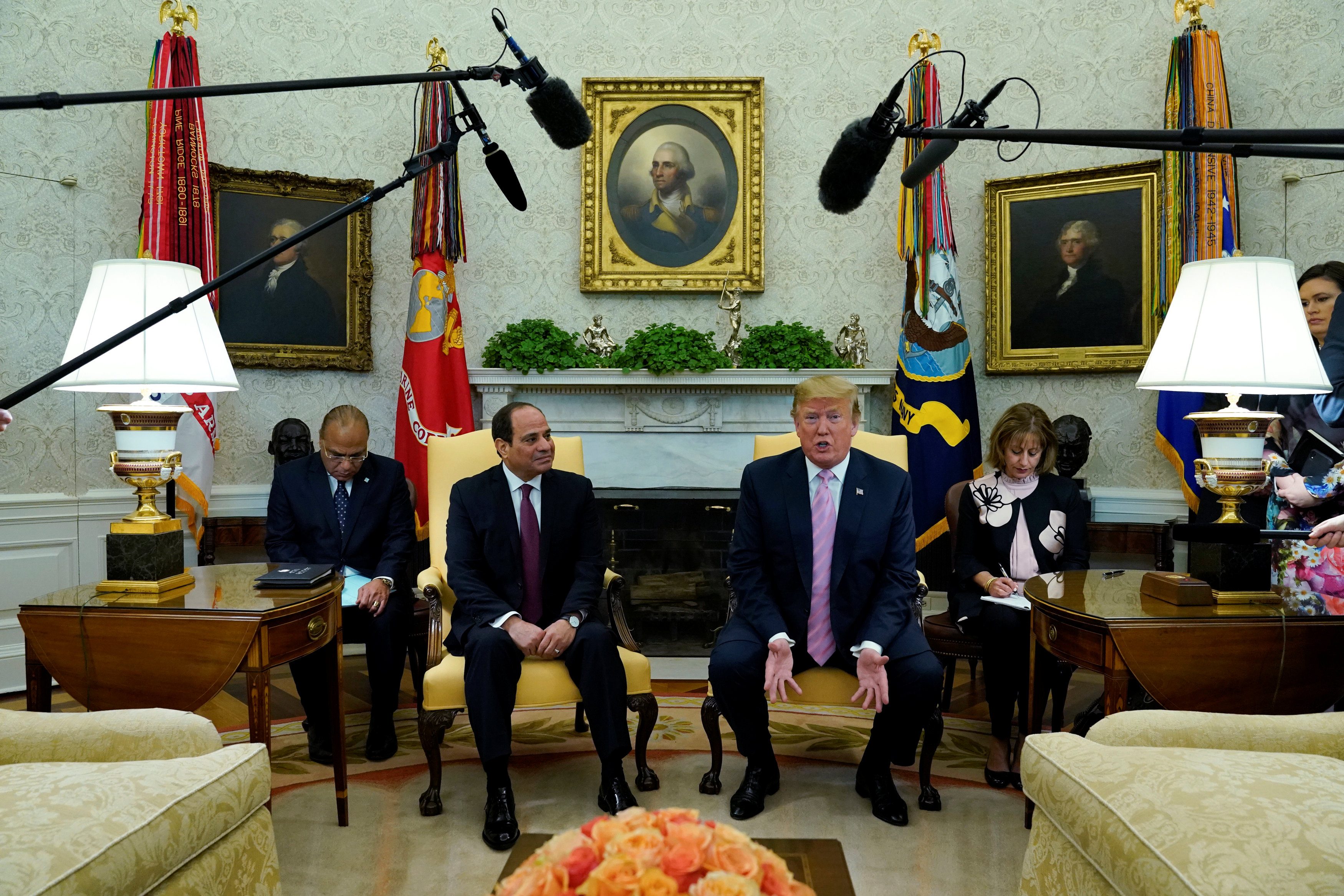 السيسي دونالد ترامب البيت الأبيض