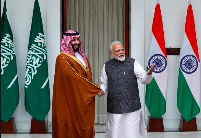 رئيس وزراء الهند يستقبل ولي العهد السعودي/ رويترز