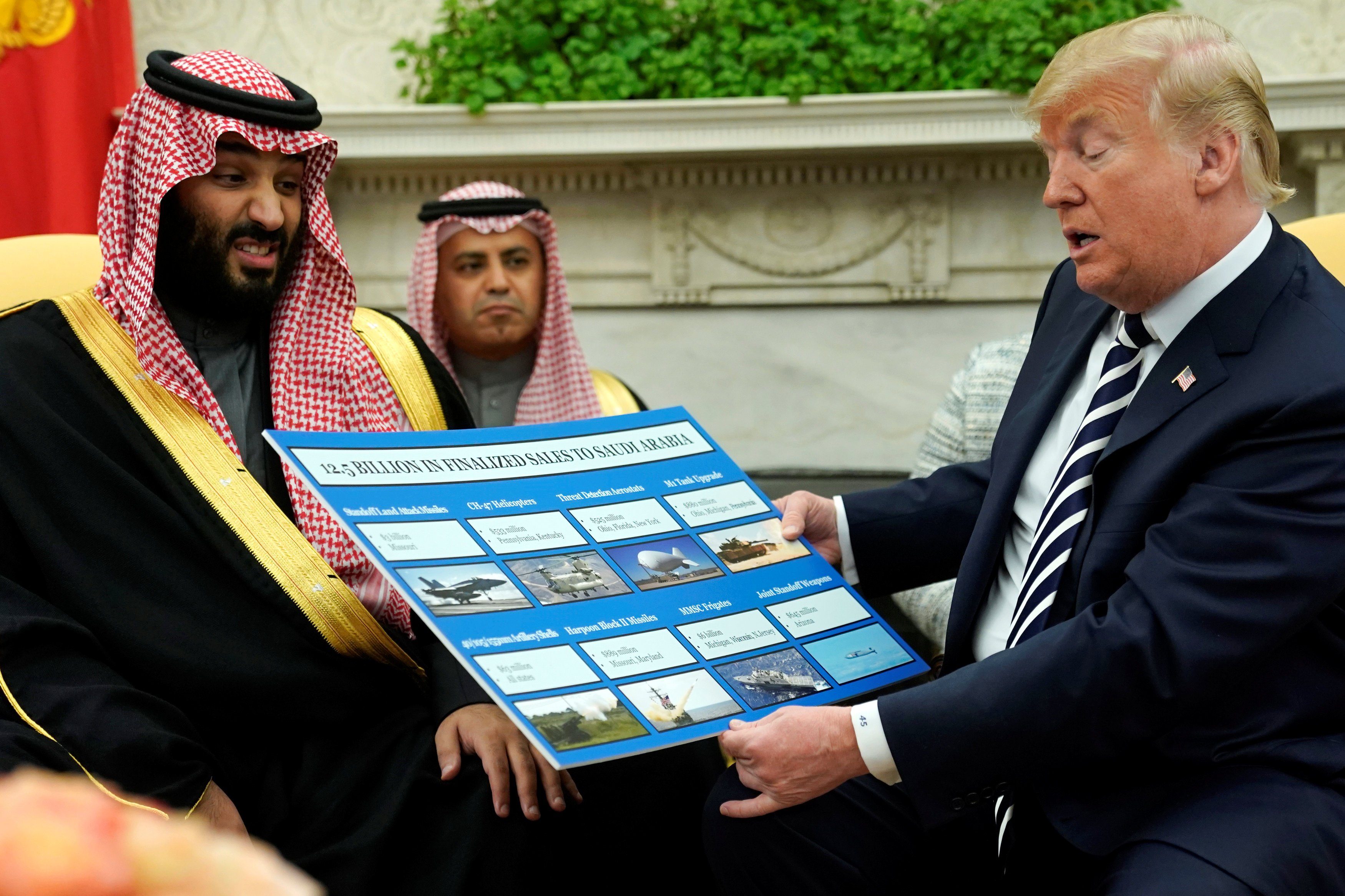 بيع أسلحة السعودية إيران أمريكا