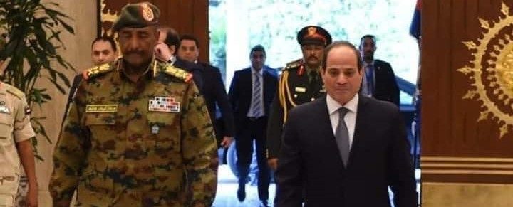 السيسي وعبدالفتاح البرهان/ وسائل التواصل