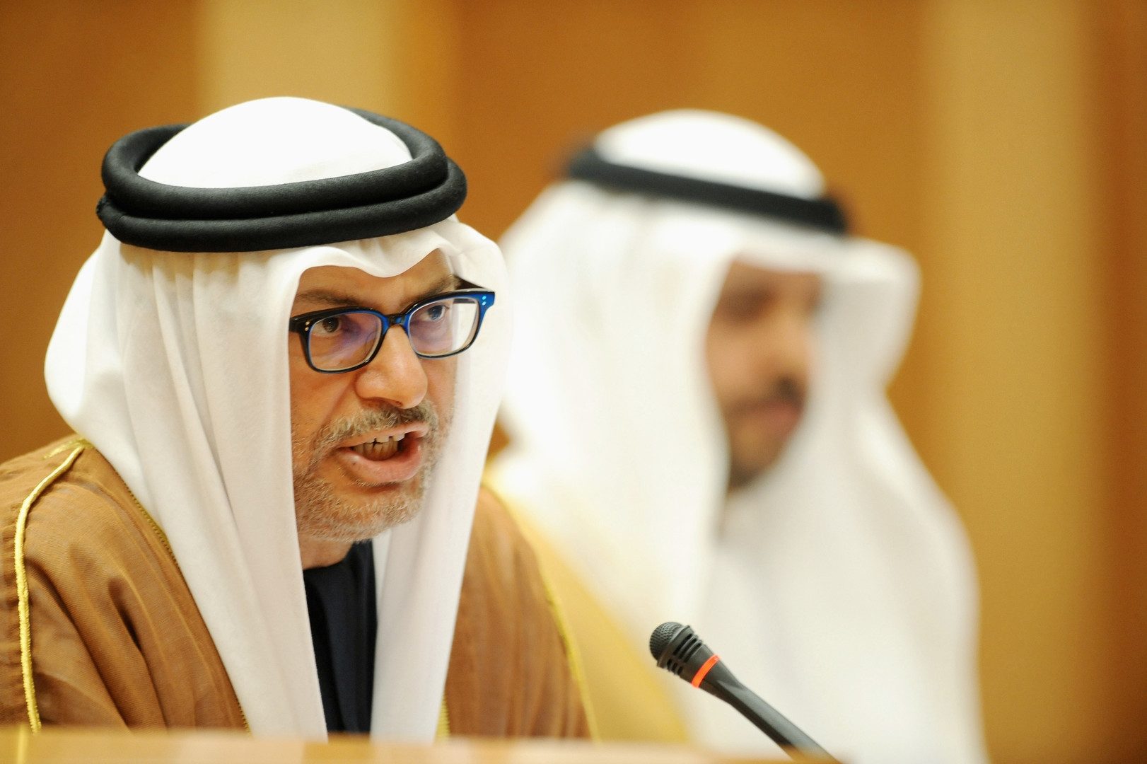 أنور قرقاش وزير الدولة للشؤون الخارجية الإماراتي/رويترز