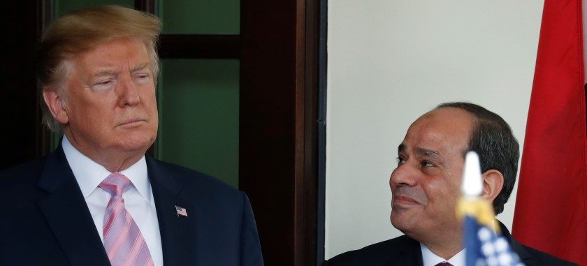 الرئيس المصري وترامب/ رويترز