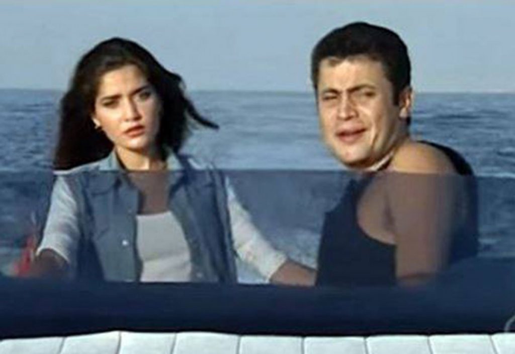 سيرين عبد النور ظهرت مع جورج وسوف في أغنية "كلام الناس" في 1994 (YouTube)