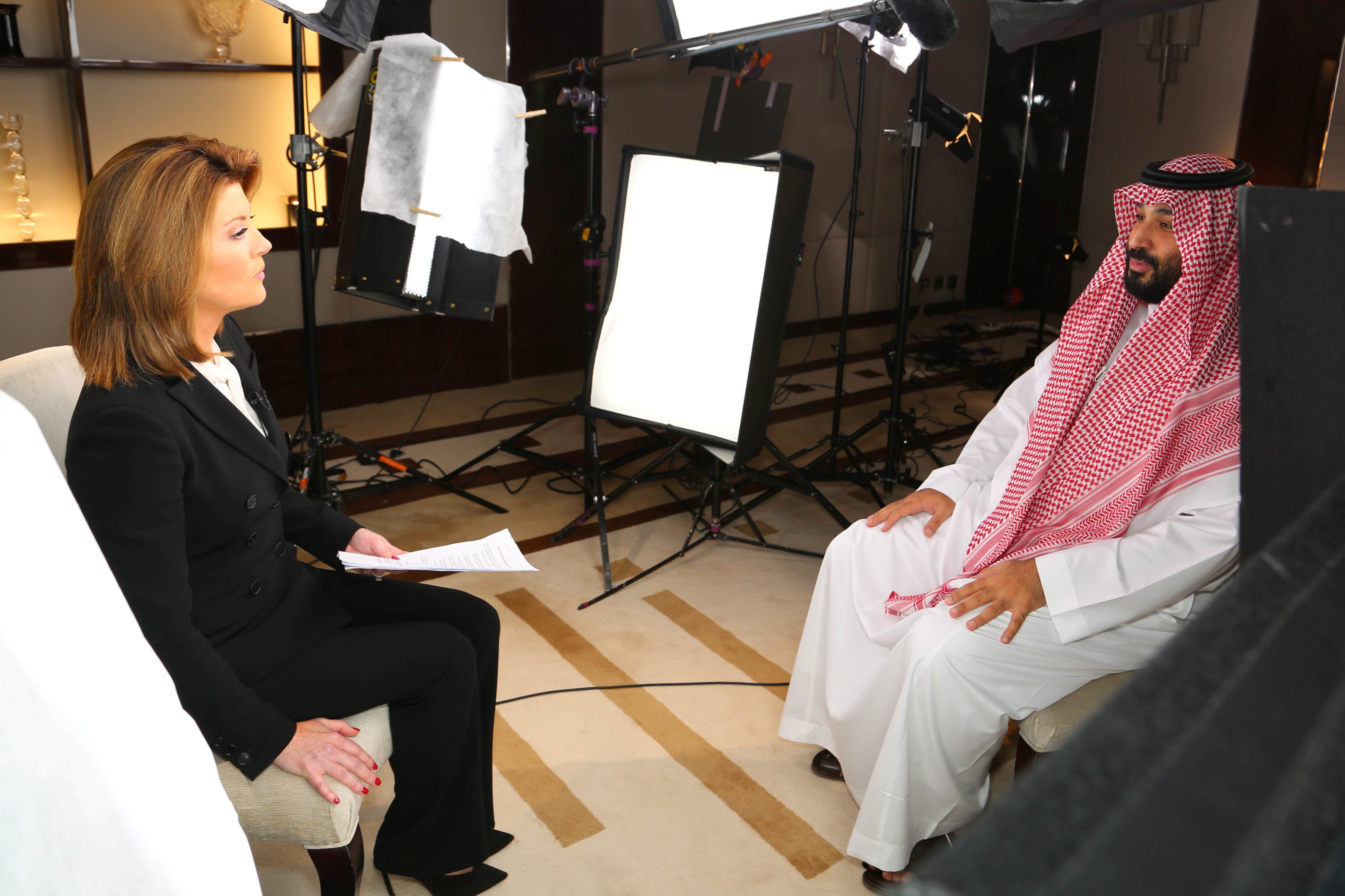 محمد بن سلمان يطالب بردع إيران وينفي إعطاءه الأوامر لقتل خاشقجي