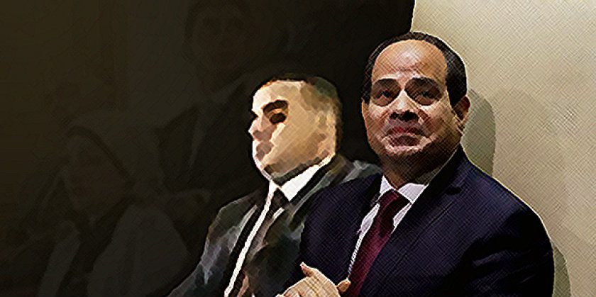 الرئيس المصري السيسي ونجله محمود