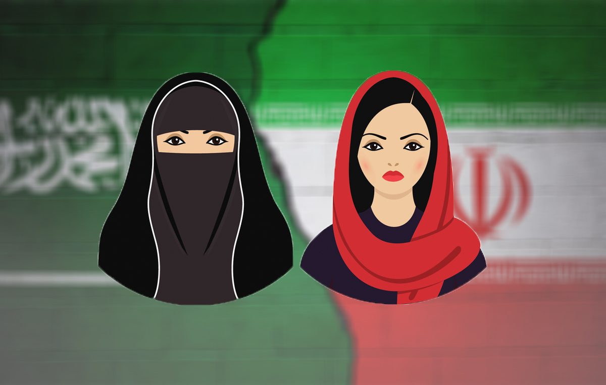 معركة شرسة في الخفاء.. كيف أصبحت حقوق النساء ورقة منافسة بين إيران والسعودية؟