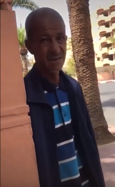 الشيخ المغربي الذي تعرض للموق المؤسف