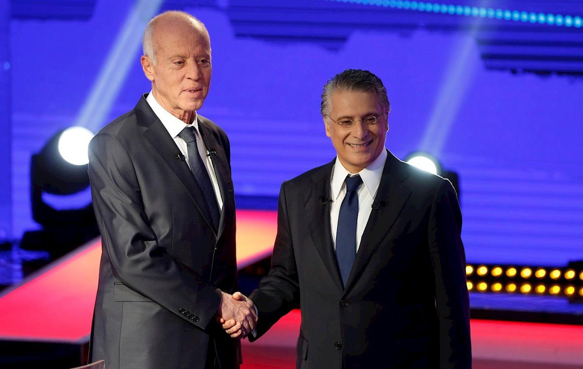 قيس سعيد ونبيل القروي يكشفان عن موقفهما من التطبيع مع إسرائيل