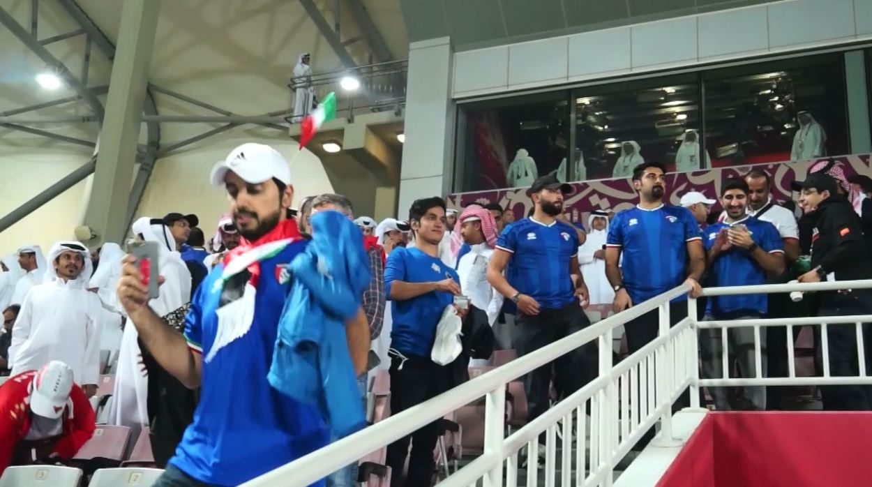 خاص بالفيديو.. مشجعون كويتيون عقب الفوز على السعودية: لا صوت يعلو على «الأزرق»