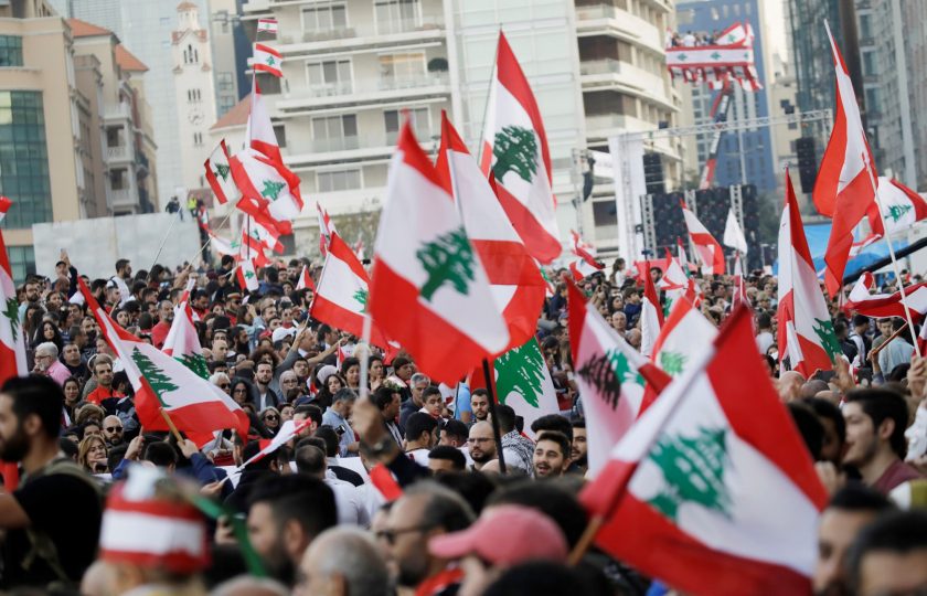 لبنان احتجاجات لبنان قطر