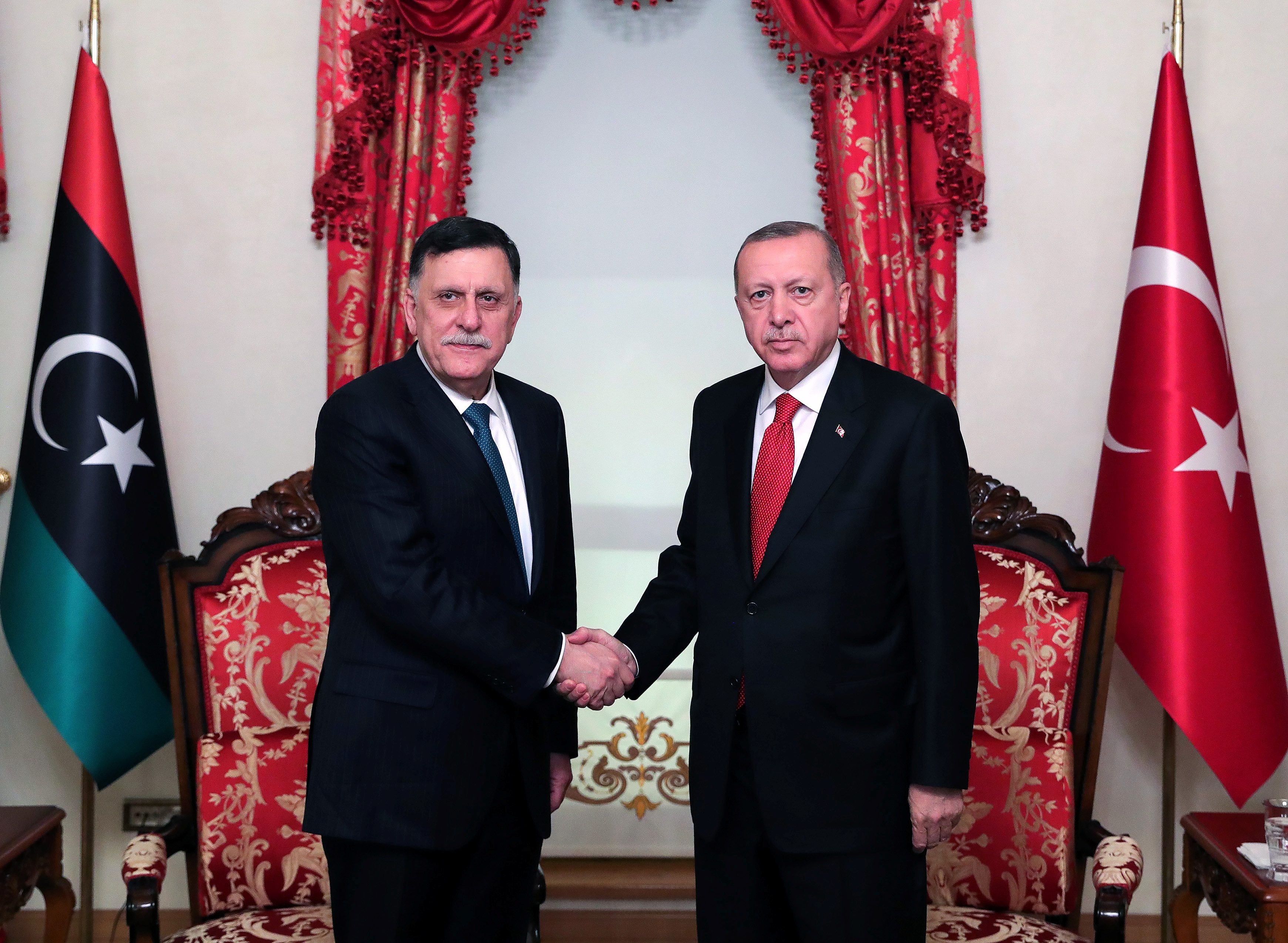 أردوغان السراج تركيا ليبيا