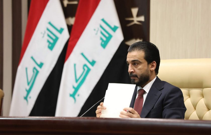محاولات لإقالة محمد الحلبوسي رئيس البرلمان العراقي - مواقع التواصل
