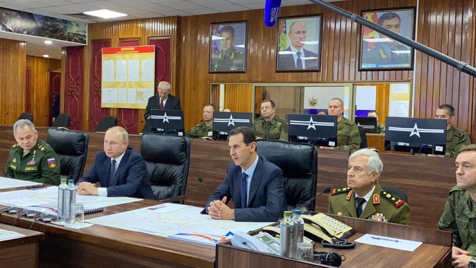 بوتين يتجول في شوارع دمشق، زيارة مفاجئة للرئيس الروسي إلى سوريا يلتقي خلالها الأسد