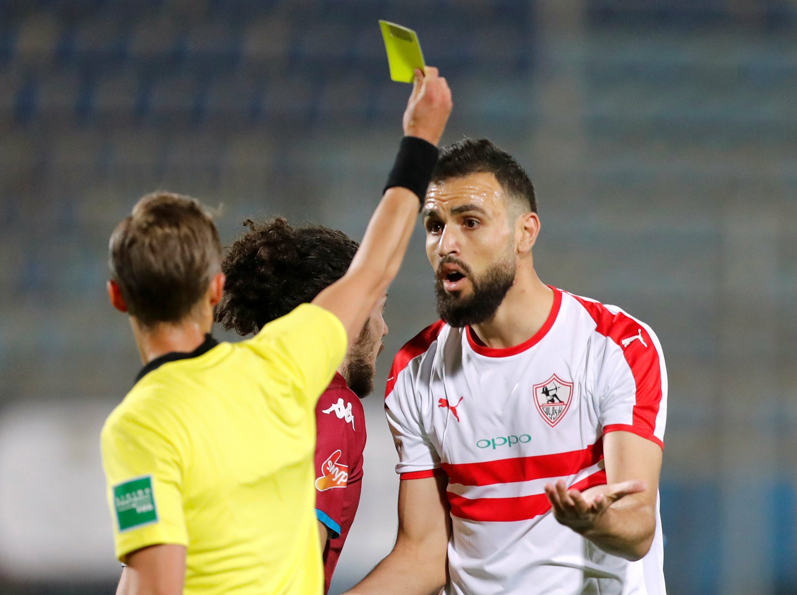 اللاعب التونسي حمدي النقاز (رويترز)