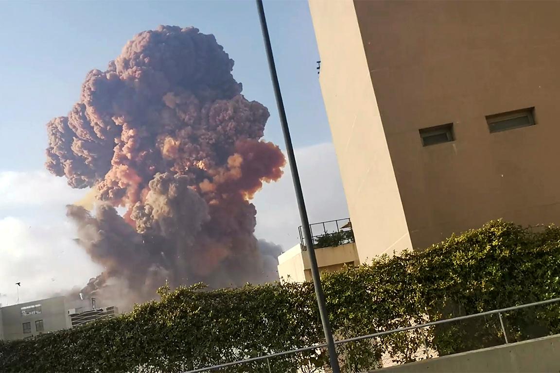 لبنان انفجار سهل البقاع