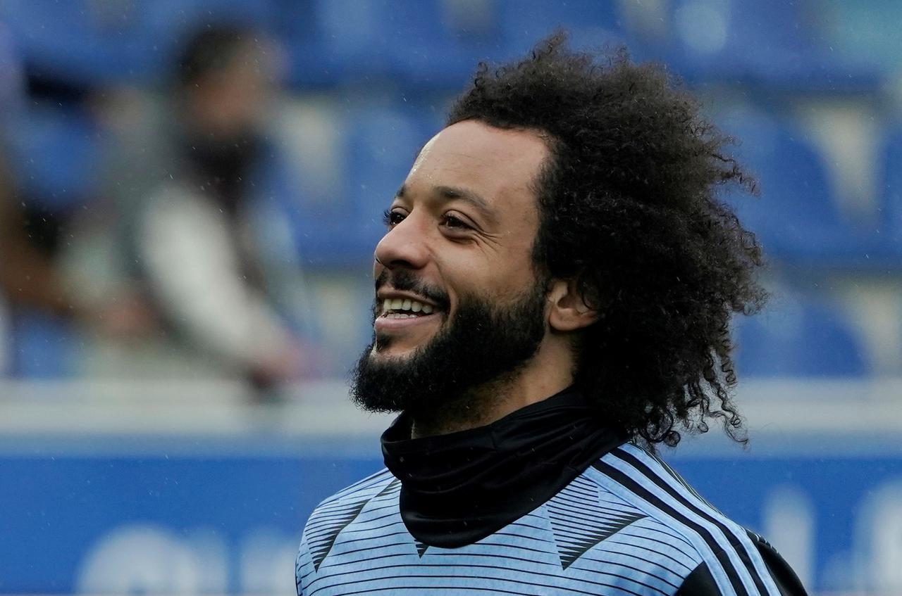 مارسيلو ظهر ريال مدريد (رويترز)