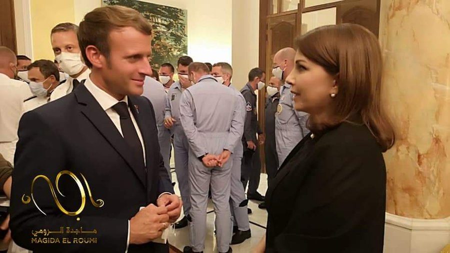 “تأثر بكلامي وكاد يبكي”.. المطربة اللبنانية ماجدة الرومي تتحدث عن كواليس لقائها بماكرون في بيروت