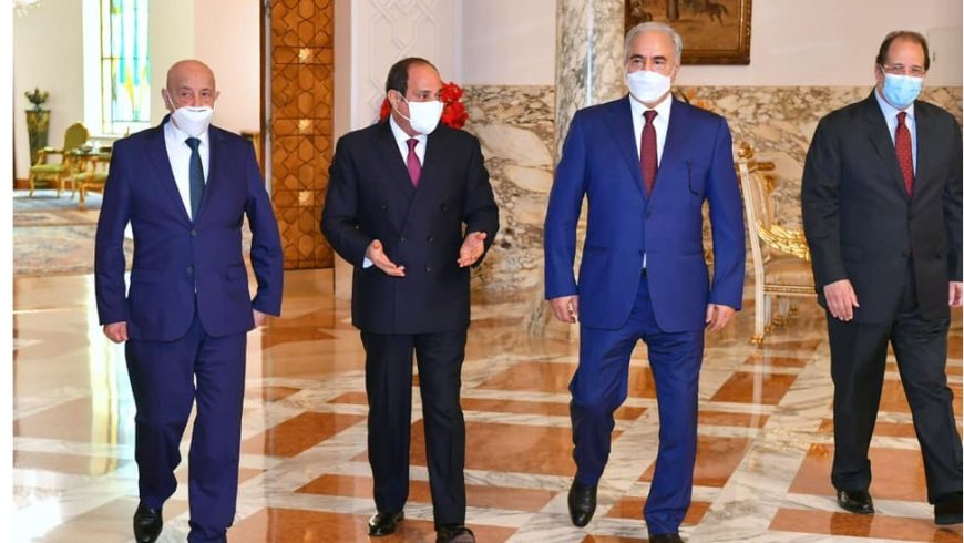 السيسي يستقبل عقيلة صالح وحفتر.. المسؤولان الليبيان وصلا القاهرة في زيارة “غير معلنة”