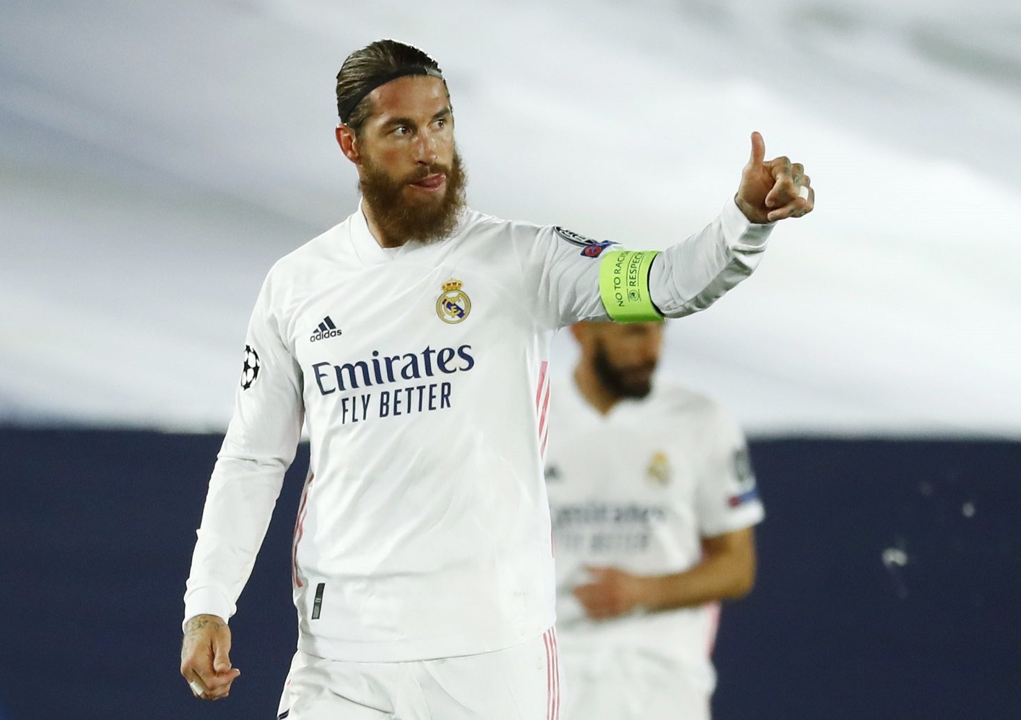 سيرجيو راموس قائد ريال مدريد (رويترز)