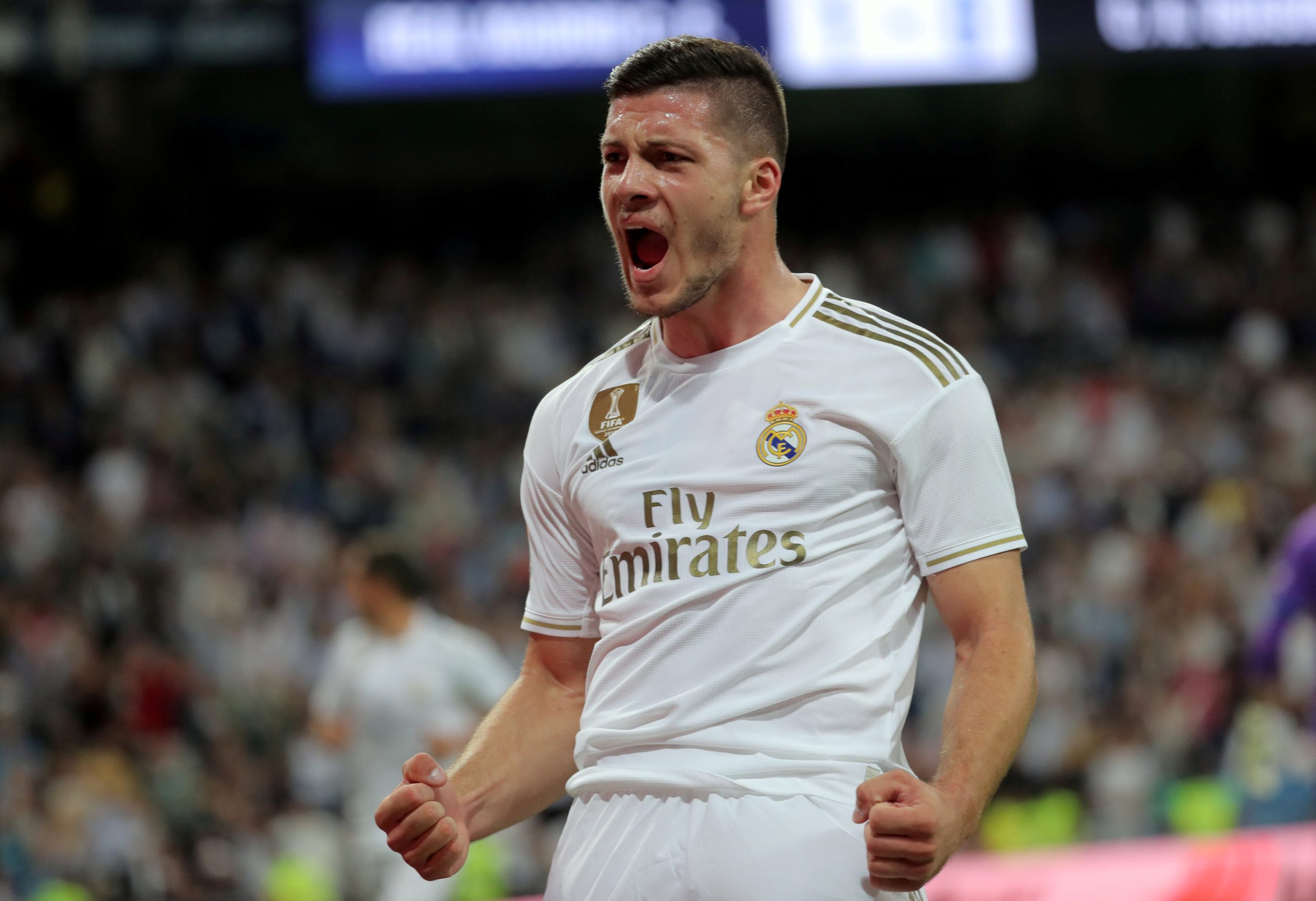 لوكا يوفيتش رحل عن ريال مدريد في الانتقالات الشتوية (رويترز)