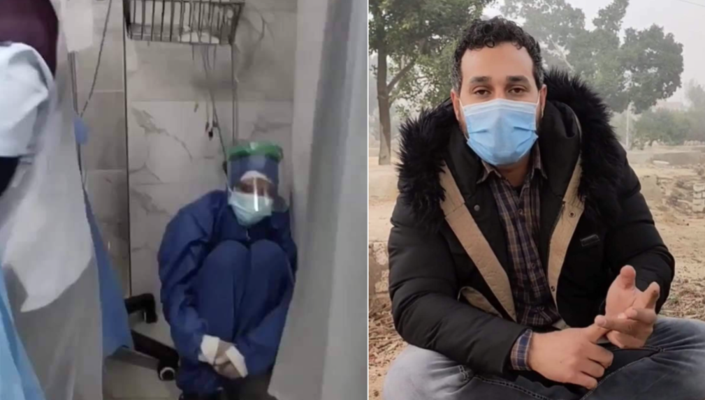 اعتقال مصور فيديو مستشفى الحسينية
